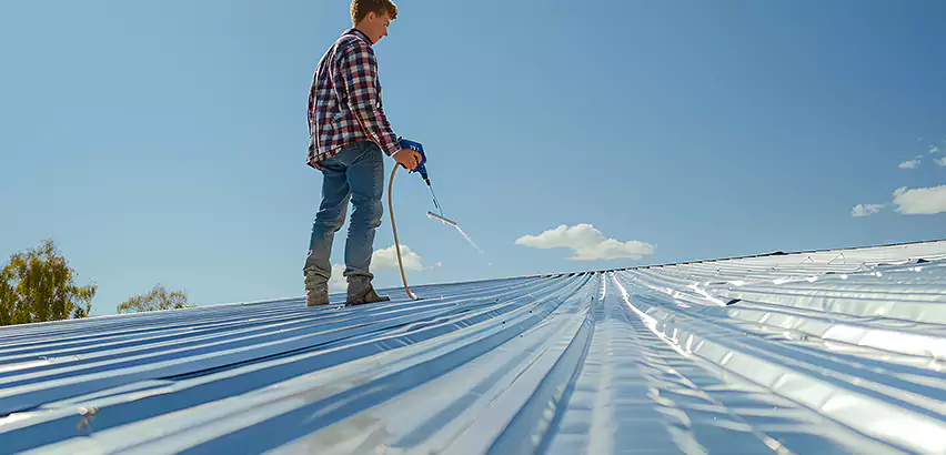 EPDM Roofing Installation Drip Edge in Plainfield