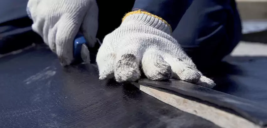 Rubber Roof Seam Repair in Plainfield