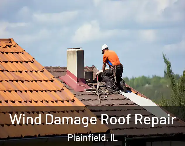  Wind Damage Roof Repair Plainfield, IL